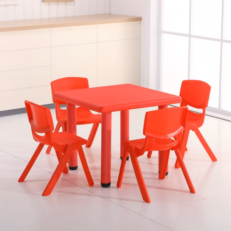 bàn nhựa vuông 4 chỗ 60x60 cm, chân sắt sơn tĩnh điện (3)