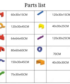 Thông tin sản phẩm cầu thăng bằng 12 chi tiết