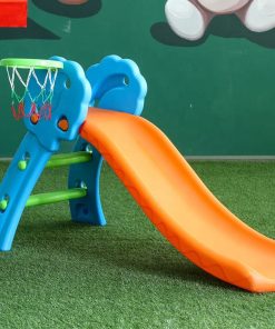 cầu trượt trong nhà mini hình cây dừa