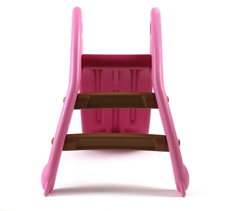 cầu trượt mini màu hồng trong nhà gấ[ gọn (8)