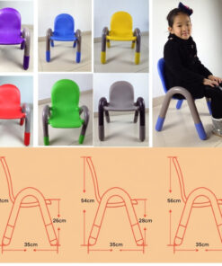 Thông số ghế nhựa có vịn cho trẻ mầm non, trẻ em