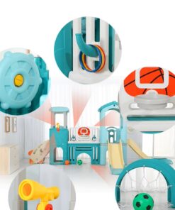 Đa dạng trò chơi với nhà cầu trượt liên hoàn