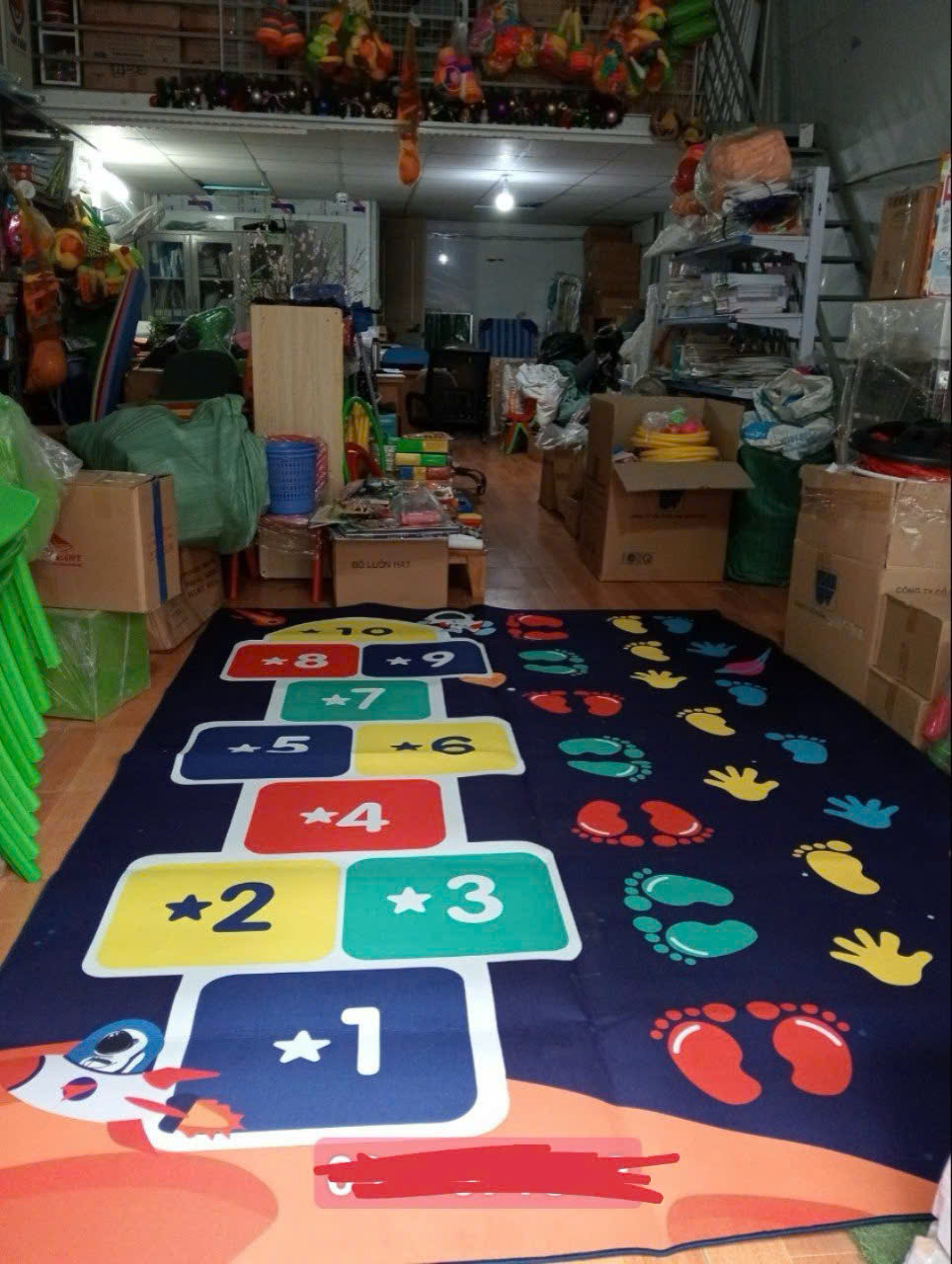 thảm nỉ montessori chống trượt cho trường mầm non (2)