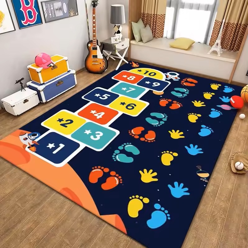 thảm nỉ montessori chống trượt cho trường mầm non (4)