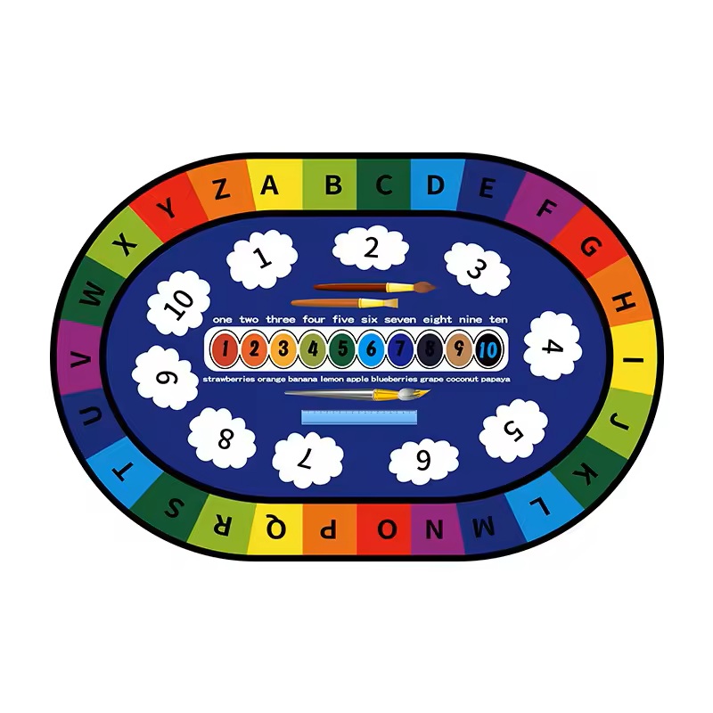 Thảm montessori chữ số và chữ cái 2x3m