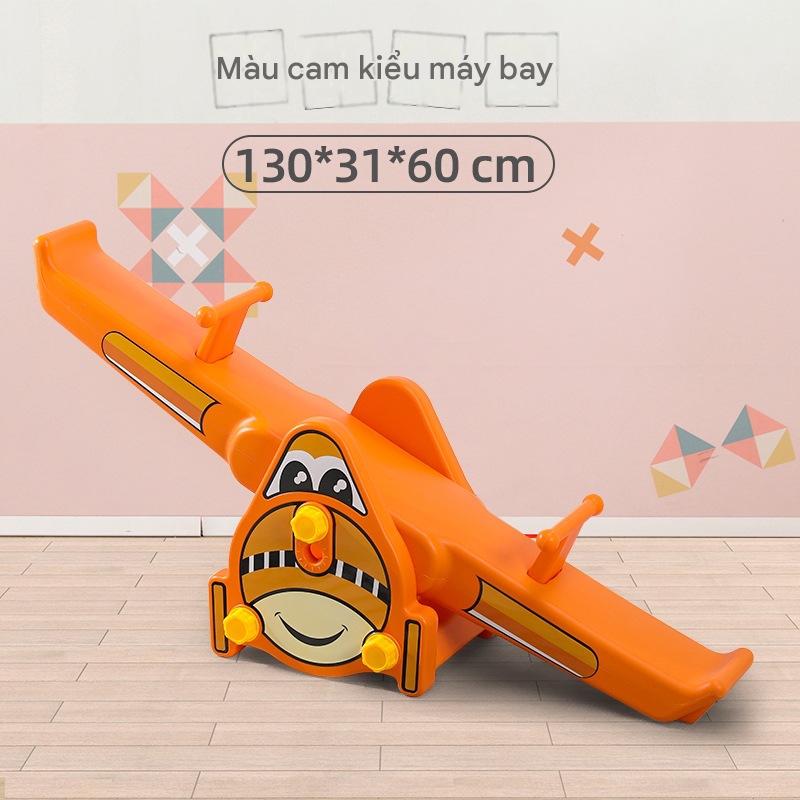 Bập bênh đôi con hươu, máy bay, bằng nhựa để trong nhà, hàng nhập khẩu (4)