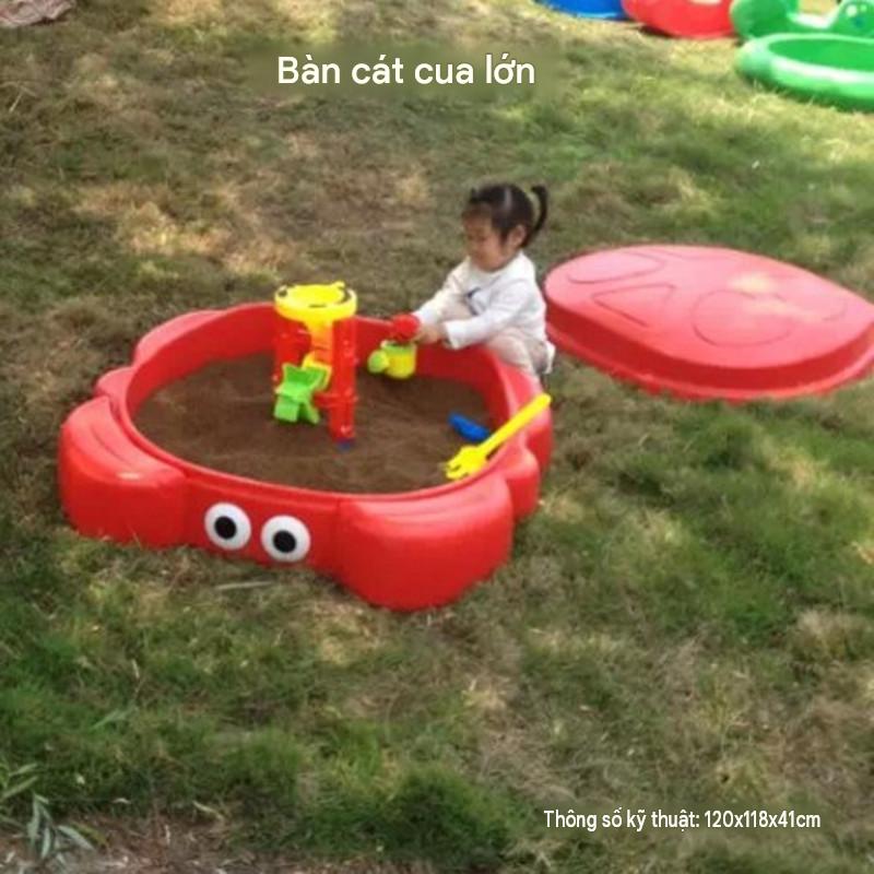 Bồn, bể chơi xúc cát nước hình con cua, bể bóng (2)