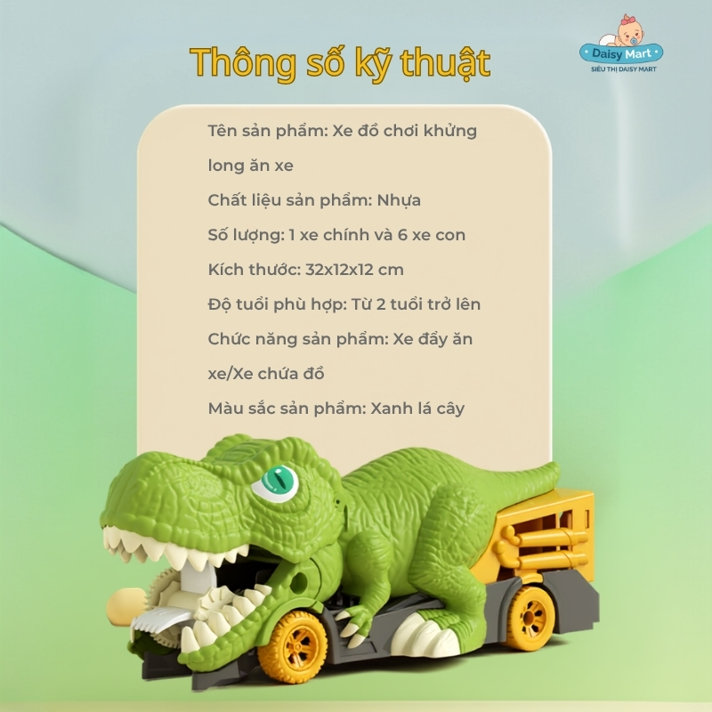 Đồ chơi khủng long nuốt xe ô tô (5)