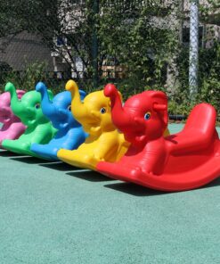 Bập bênh mini hình con voi cho trường mầm non