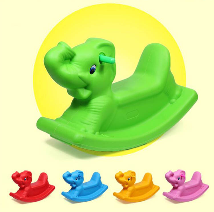 bập bênh con voi nhựa nguyên khối (5)
