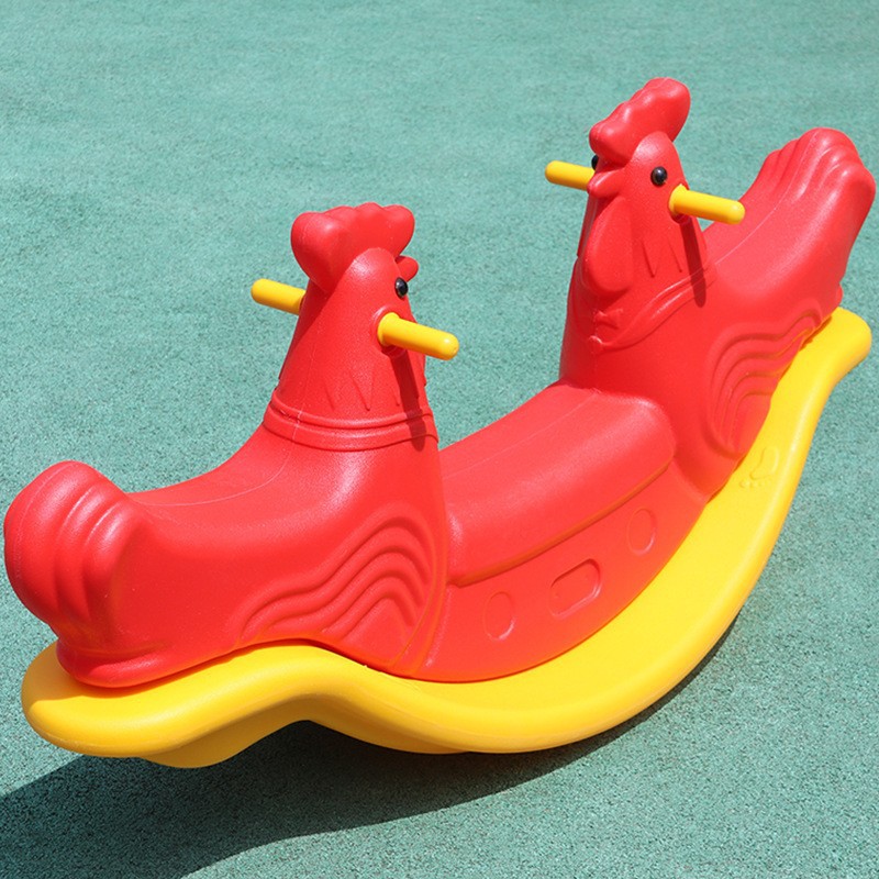 bập bênh đôi con gà bằng nhựa nhập khẩu (4)