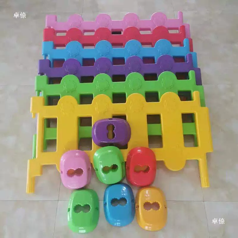 hàng rào nhựa khu vui chơi, hàng rào quây nhựa đúc nguyên khối (1)